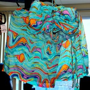 WILD FABLE TIE DYE COVER UP SET (?)